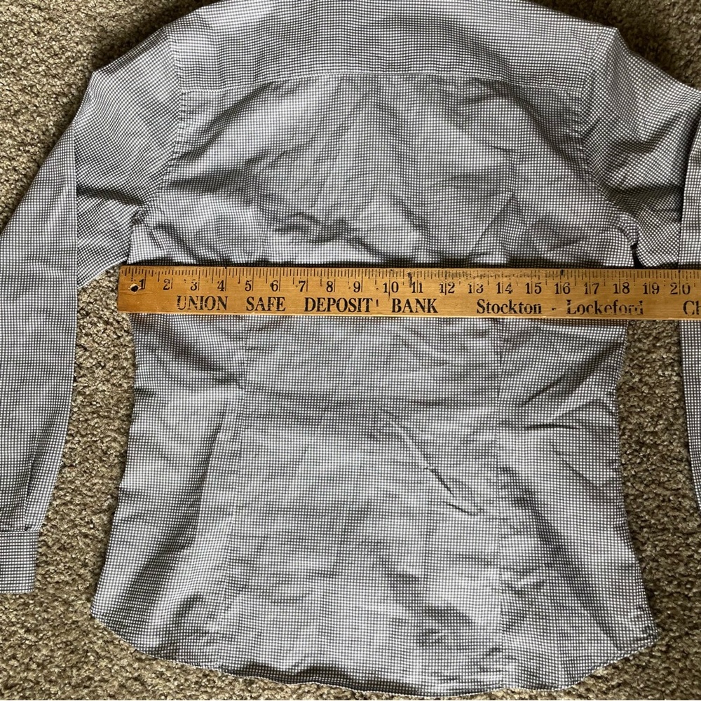 Robert Talbott Gray Button Down Shirt - image 5